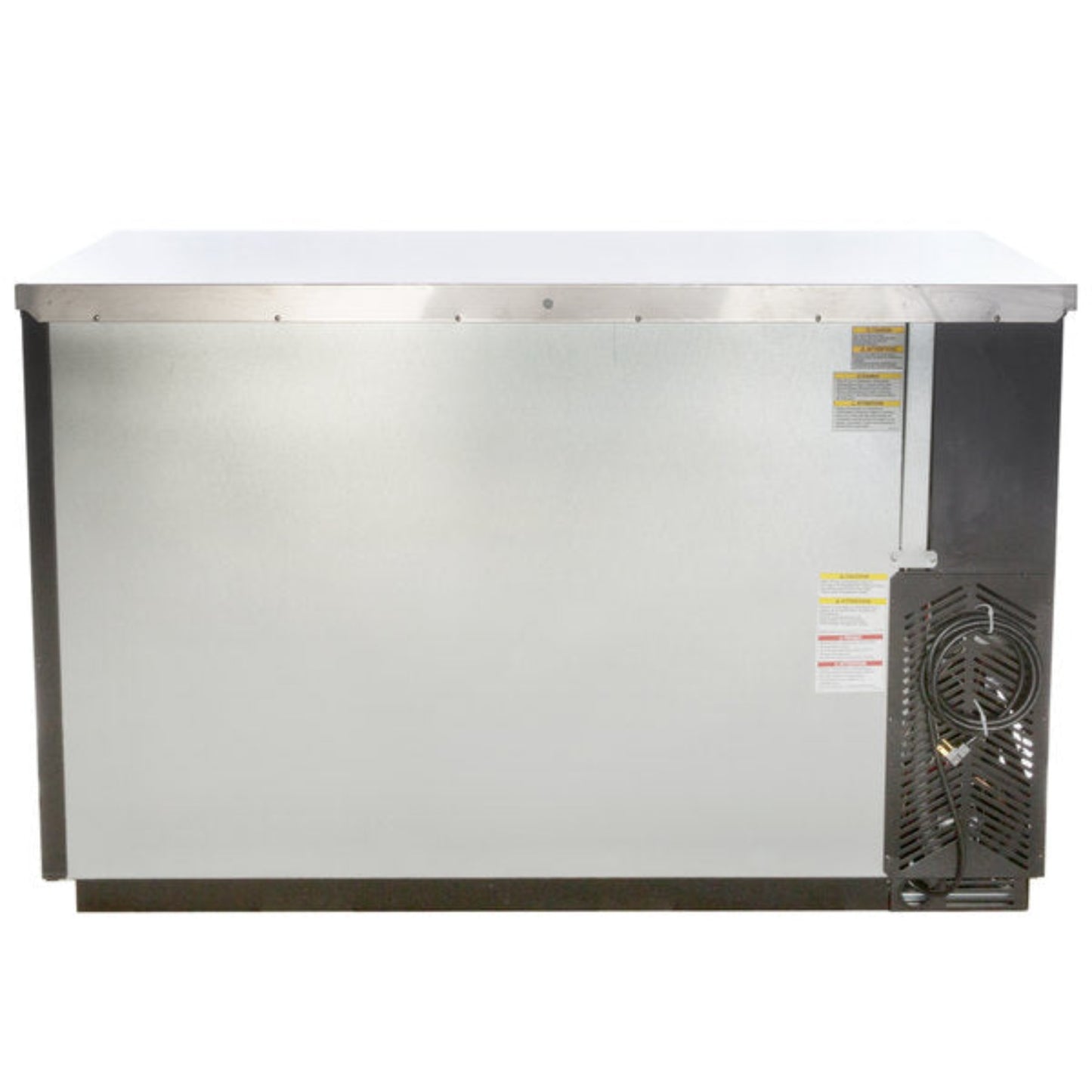 Beverage-Air 59" Black Glass Door Back Bar Refrigerator