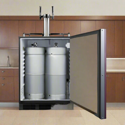 Summit 24" Wide Built-In Kegerator, ADA Compliant (Panel Not Included)